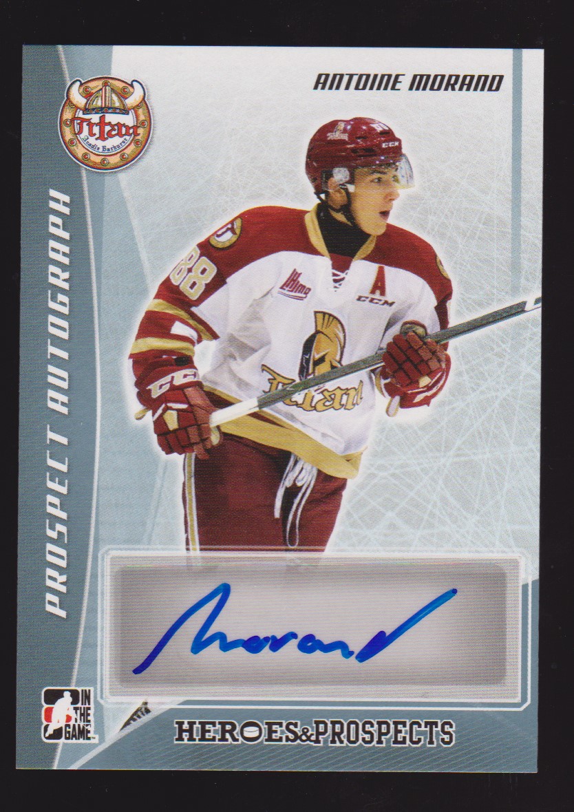 2016-17 Heroes and Prospects Auto Platinum #PAAM2 Antoine Morand (image for) 2016-17 Heroes and Prospects Auto Platinum #PAAM2 Antoine Morand